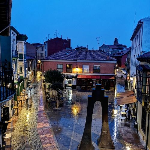 Vistas a la plaza